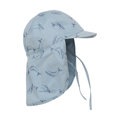 Moder klobuček - kapa s šiltom za dojenčka z UV zaščito (UPF 50+) 6-12 m – 7410 Dusty Blue, En Fant