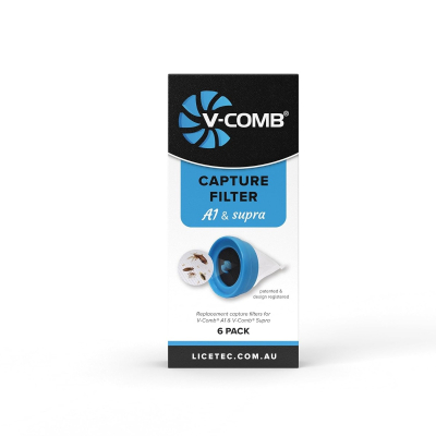 Dodatni filtri za brezžični glavnik - sesalnik za uši in gnide V-comb A1