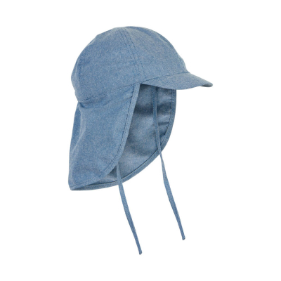 Jeans moder klobuček - kapa s šiltom za dojenčka z UV zaščito (UPF 50+) 1-2 leti – 792 FADED DENIM, En Fant