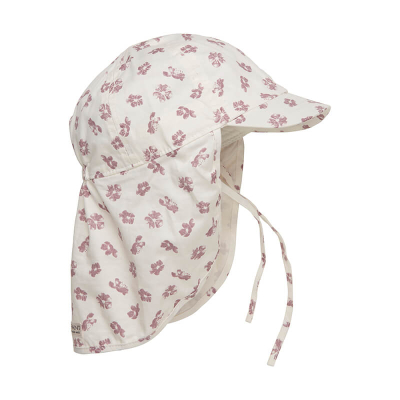 Kremno bel klobuček - kapa s šiltom za dojenčka z UV zaščito (UPF 50+) 6-12 m – 603 SEA FOG, En Fant