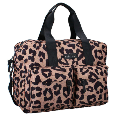 Leopard rjava previjalna torba Care Gorgeous Kidzroom