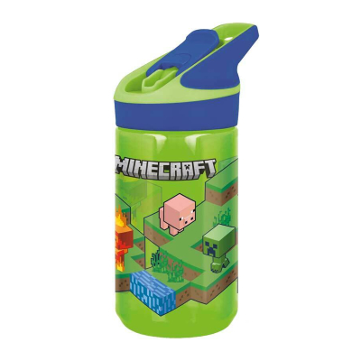 Zelena otroška steklenička MINECRAFT (480 ml)