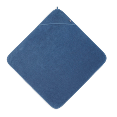 MODRA brisača s kapuco 75x75 cm JEANS BLUE, Jollein®