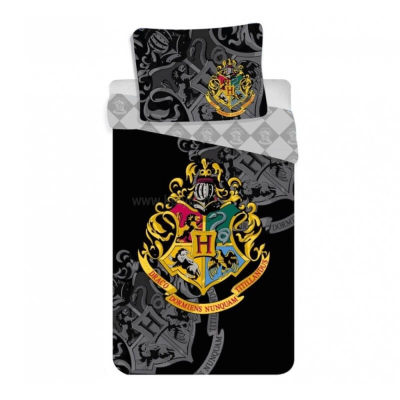 2-delna posteljnina Harry Potter HOGWARTS COAT OF ARMS 140x200 cm - ZADNJI KOS