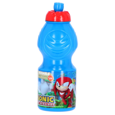 Modra otroška steklenička Ježek SONIC, TEAM  (400 ml), ©Sega