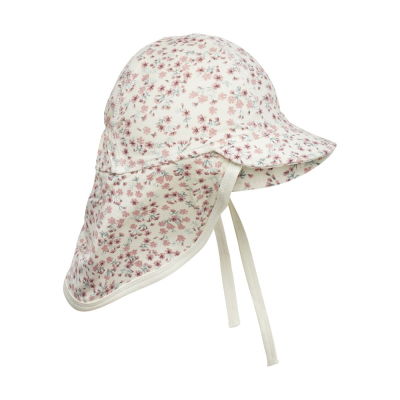 Kremno bel klobuček za dojenčka z UV zaščito (UPF 50+) iz bambusa ROSE TAN 50/56, Minymo