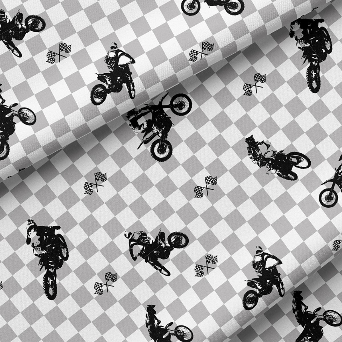 2-delna posteljnina MOTOCROSS Glow in the dark, 140x200 cm-4