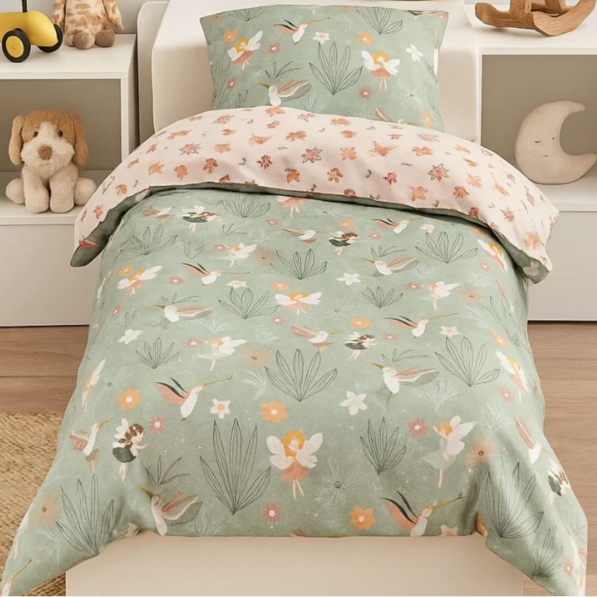 Dvostranska 2-delna posteljnina FAIRY GARDEN 140x200 cm, Atmosphera®