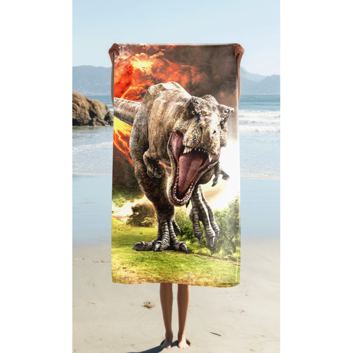 Kopalna brisača Jurassic World 70x140 cm -1