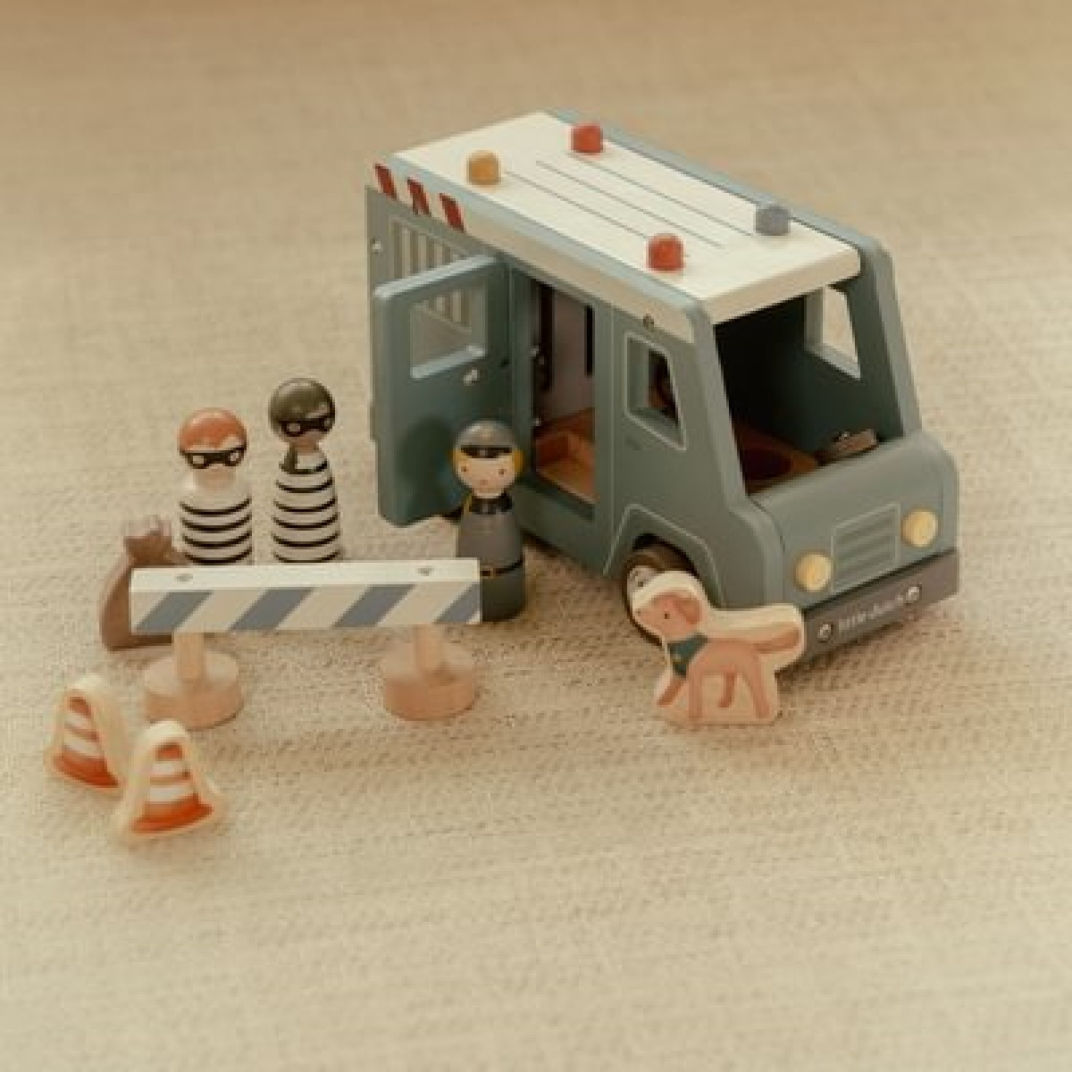 Moder lesen policijski kombi (24m+), Little Dutch (LD2541)-1