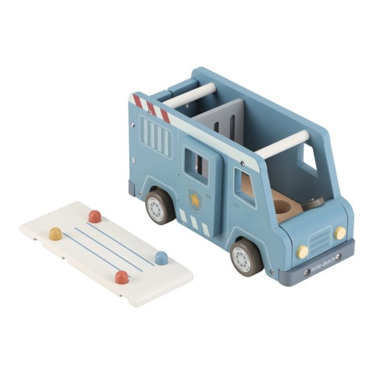 Moder lesen policijski kombi (24m+), Little Dutch (LD2541)5