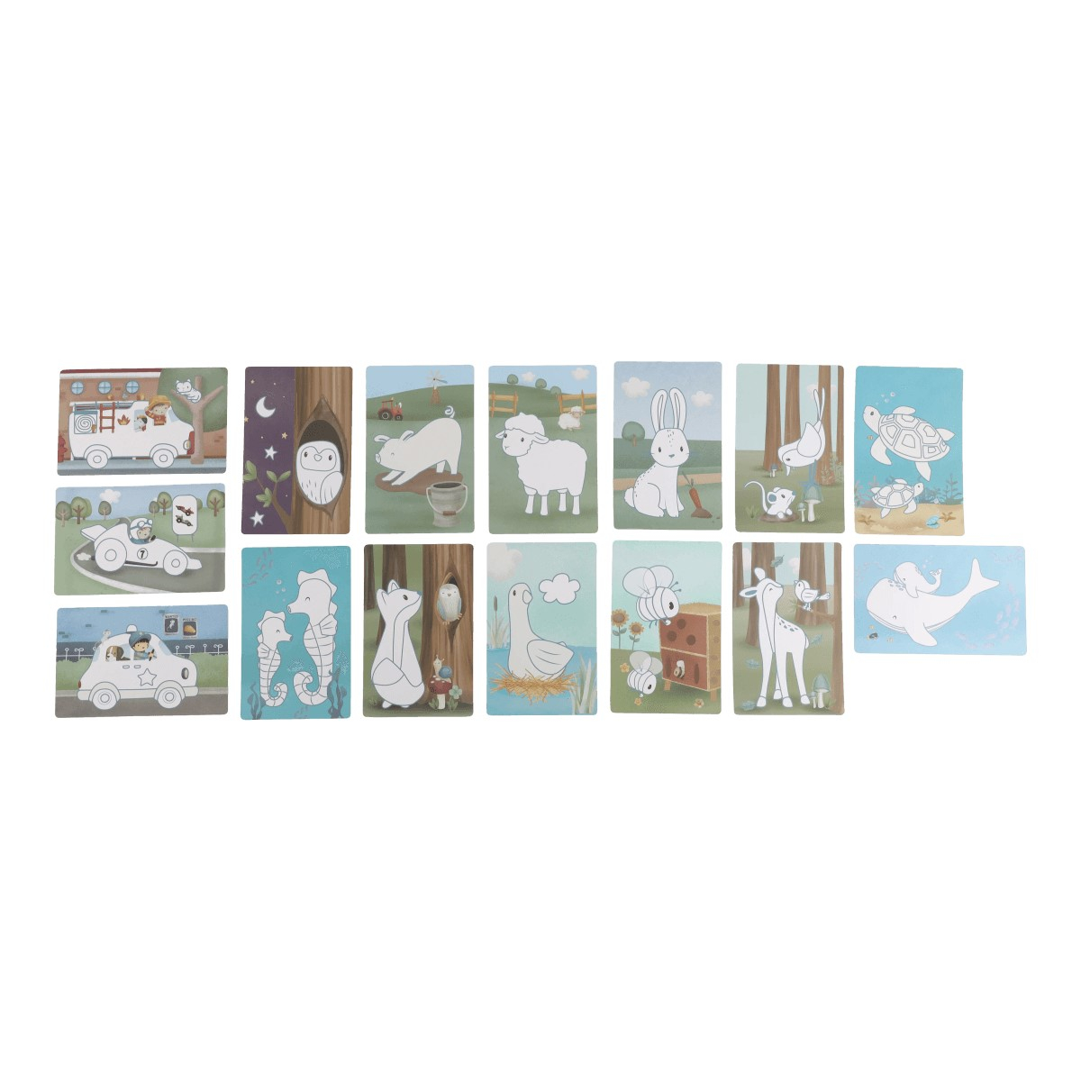 Modra risalna tablica Forest Friends (4leta+), Little Dutch (LD4783)-6