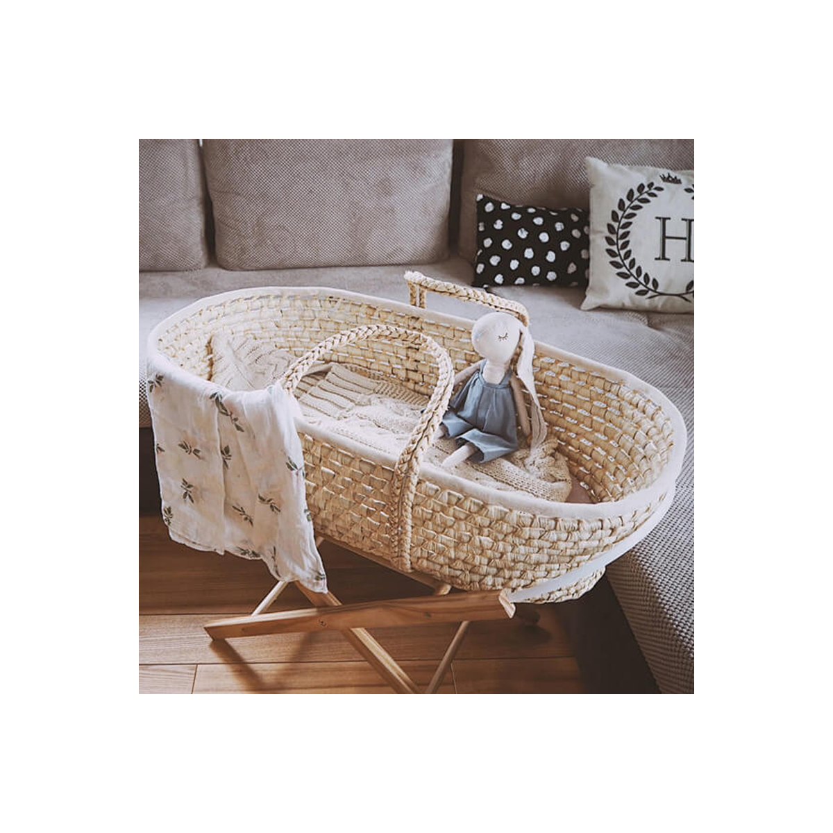 Stojalo za mojzesovo košaro AHOJBABY - Smart Natural