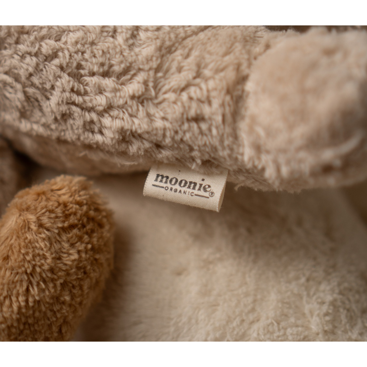 Rjava PREMIUM ninica Zajček Doudou, Moonie® - CAPPUCCINO