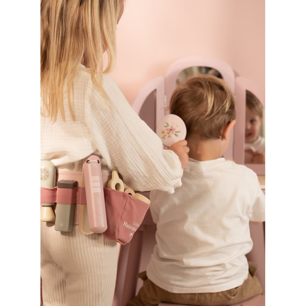 Otroški roza frizerski set na pasu (3 leta+), Little Dutch ( LD2514)-7