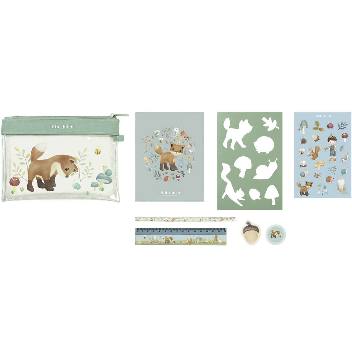 Pisalni set Forest Freinds (3 leta+), Little Dutch (126077)-2