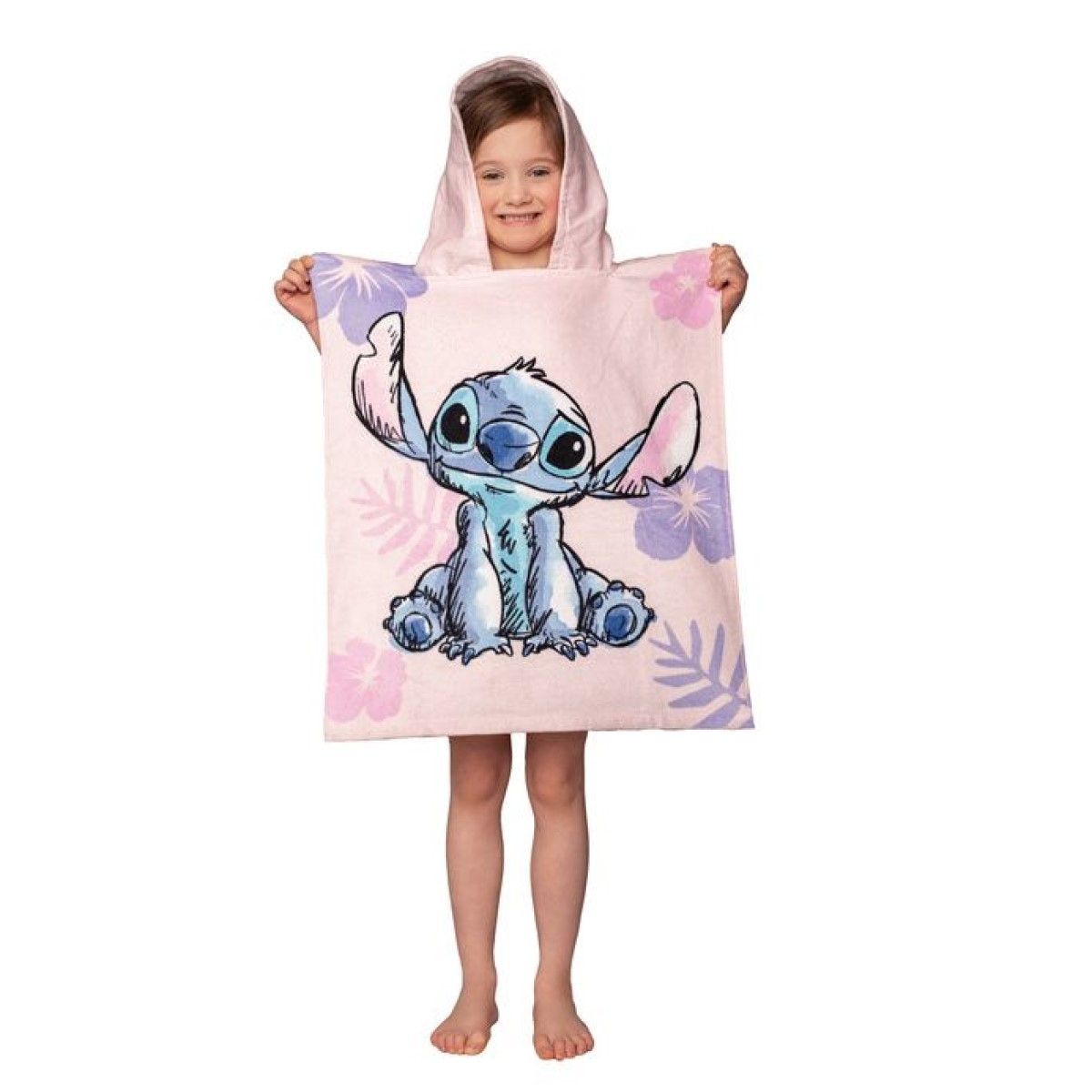 Pončo brisača LILO & STITCH, 50x115 cm-1