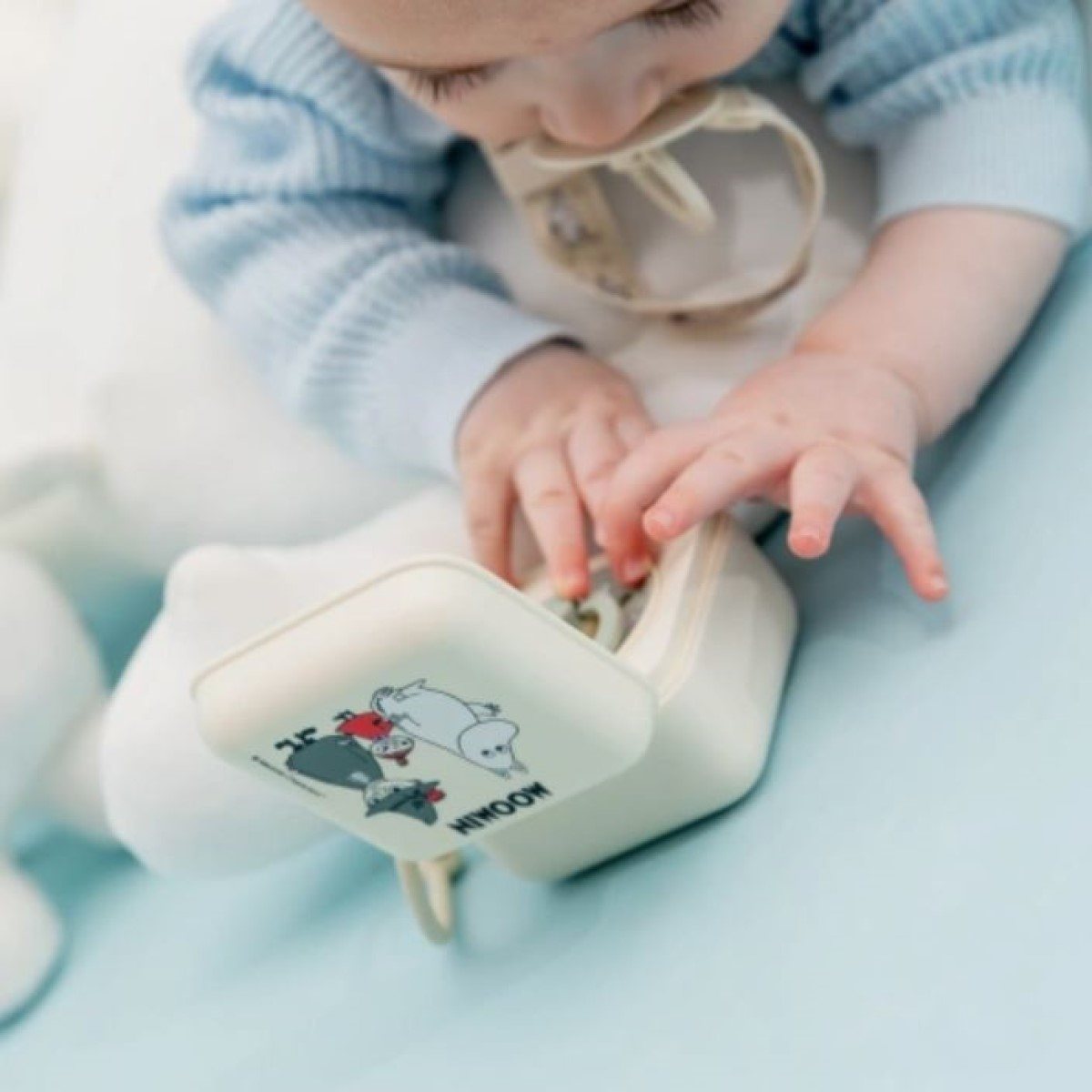 Posodica za dudo BIBS x Moomin, Ivory -2