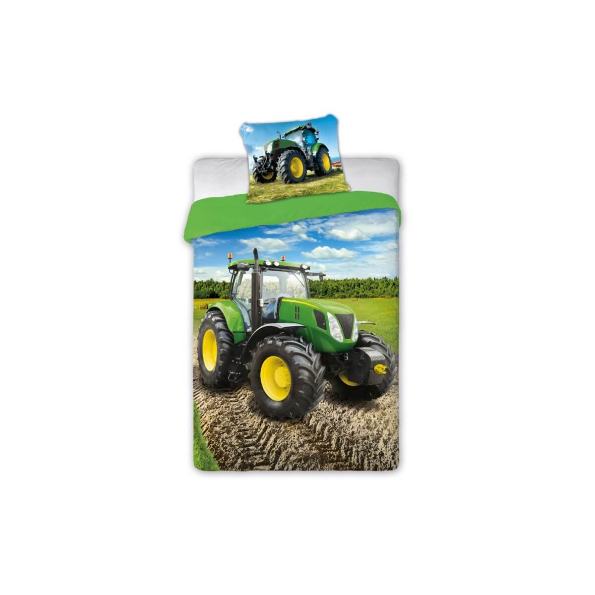Posteljnina traktor John  Deere