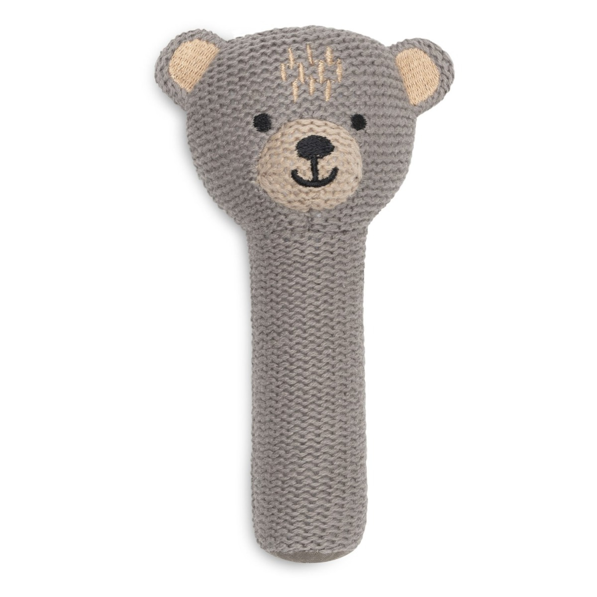 Rjava pletena ropotuljica MEDVEDEK Bear (0m+)