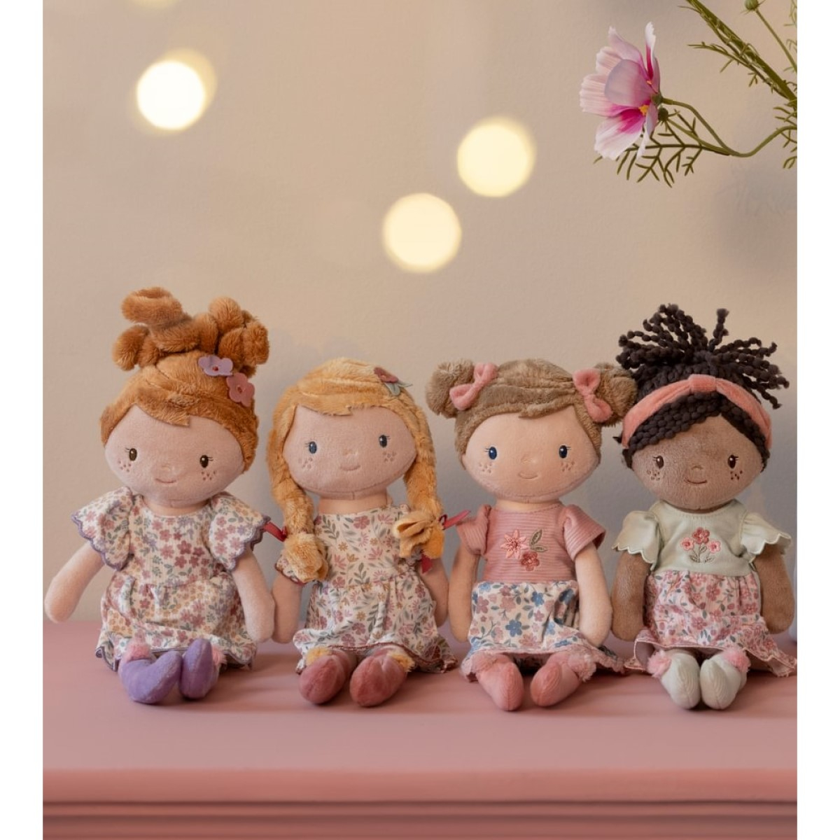 Roza punčka EVI (12m+) M, Little Dutch (LD4666)-3