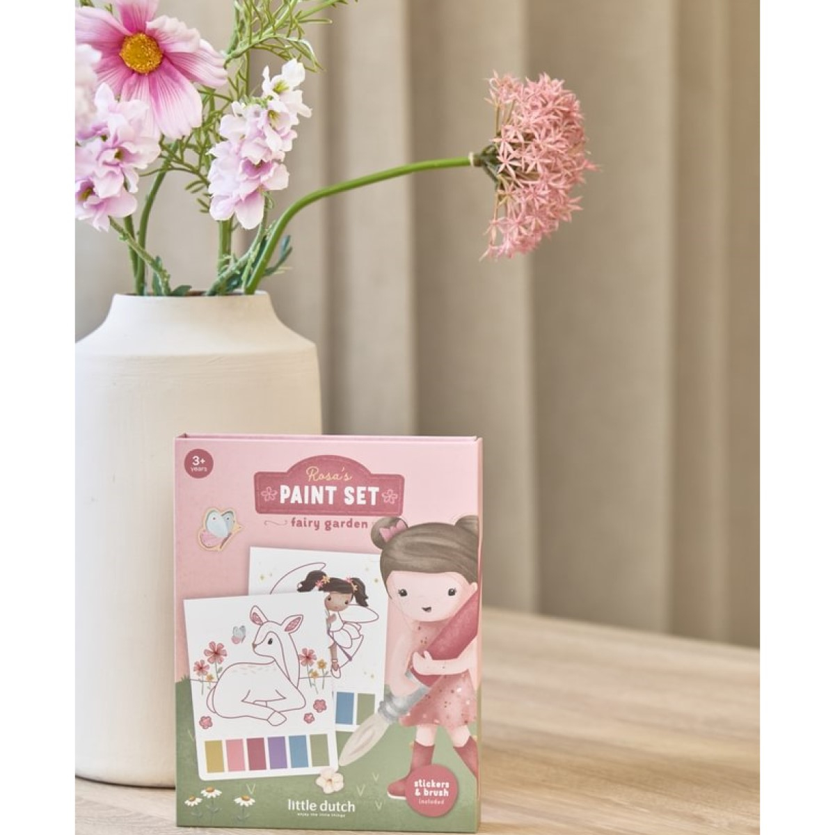 Set za slikanje Rosa Fairy Garden (3 leta+), Little Dutch (126890)-3