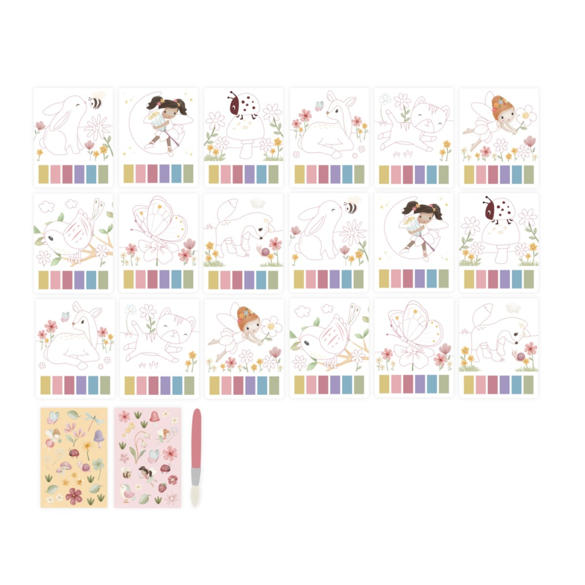 Set za slikanje Rosa Fairy Garden (3 leta+), Little Dutch (126890)-5