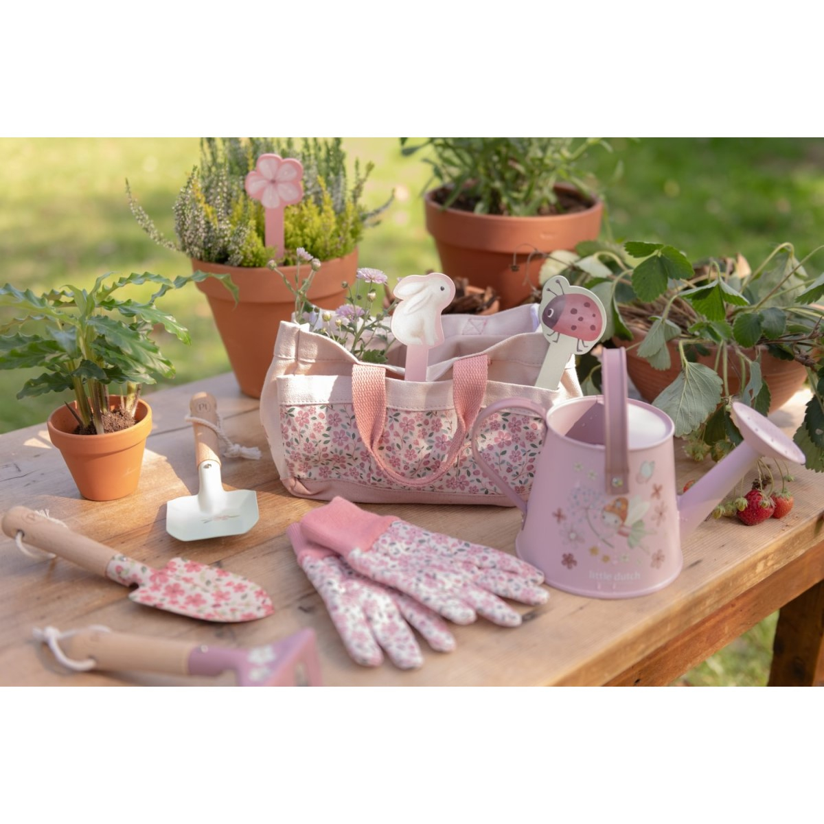 10-delni vrtni set Fairy Garden (4 leta+), Little Dutch (LD9115)-7