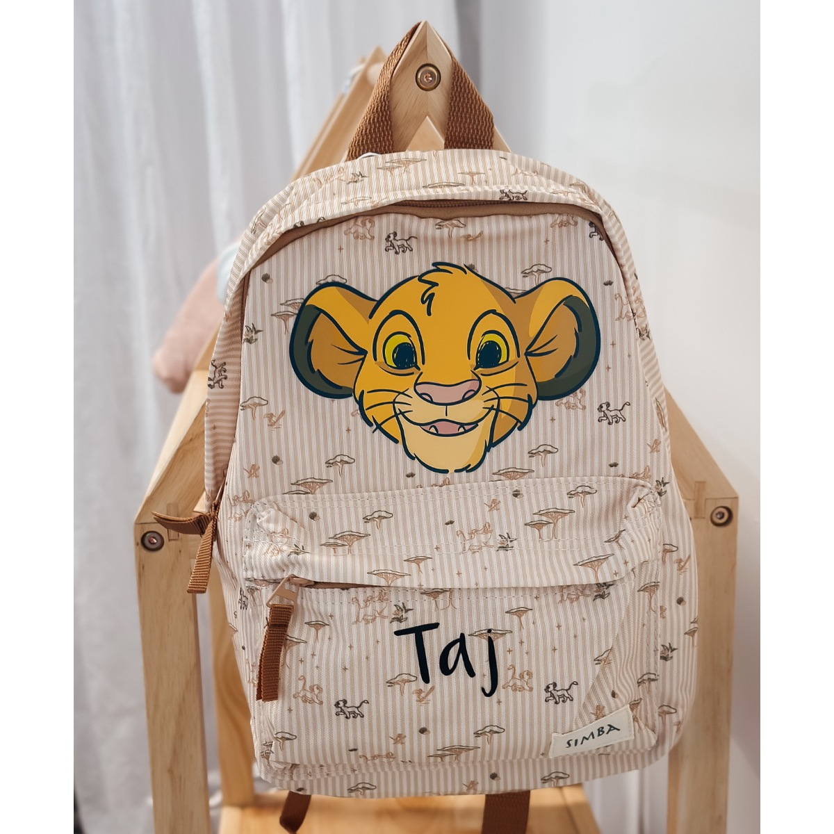 Bež otroški nahrbtnik LEVJI KRALJ, (Simba) Made For Fun (705-01395) -5