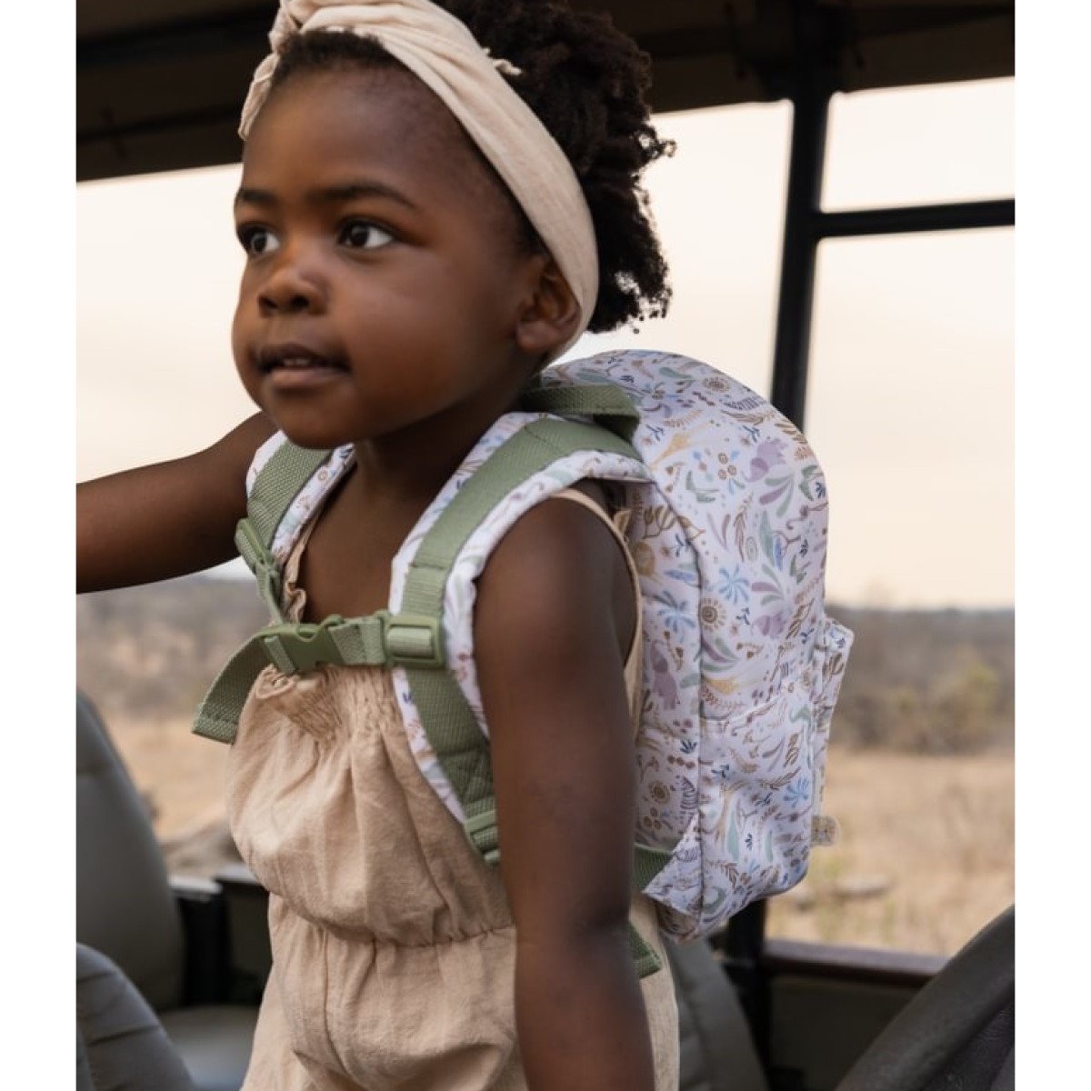 Bel otroški nahrbtnik SAFARI, Little Dutch (LD4921)-4