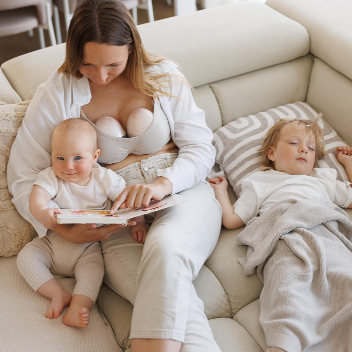 Dvojna prostoročna električna prsna črpalka VENUS, Babyono -7