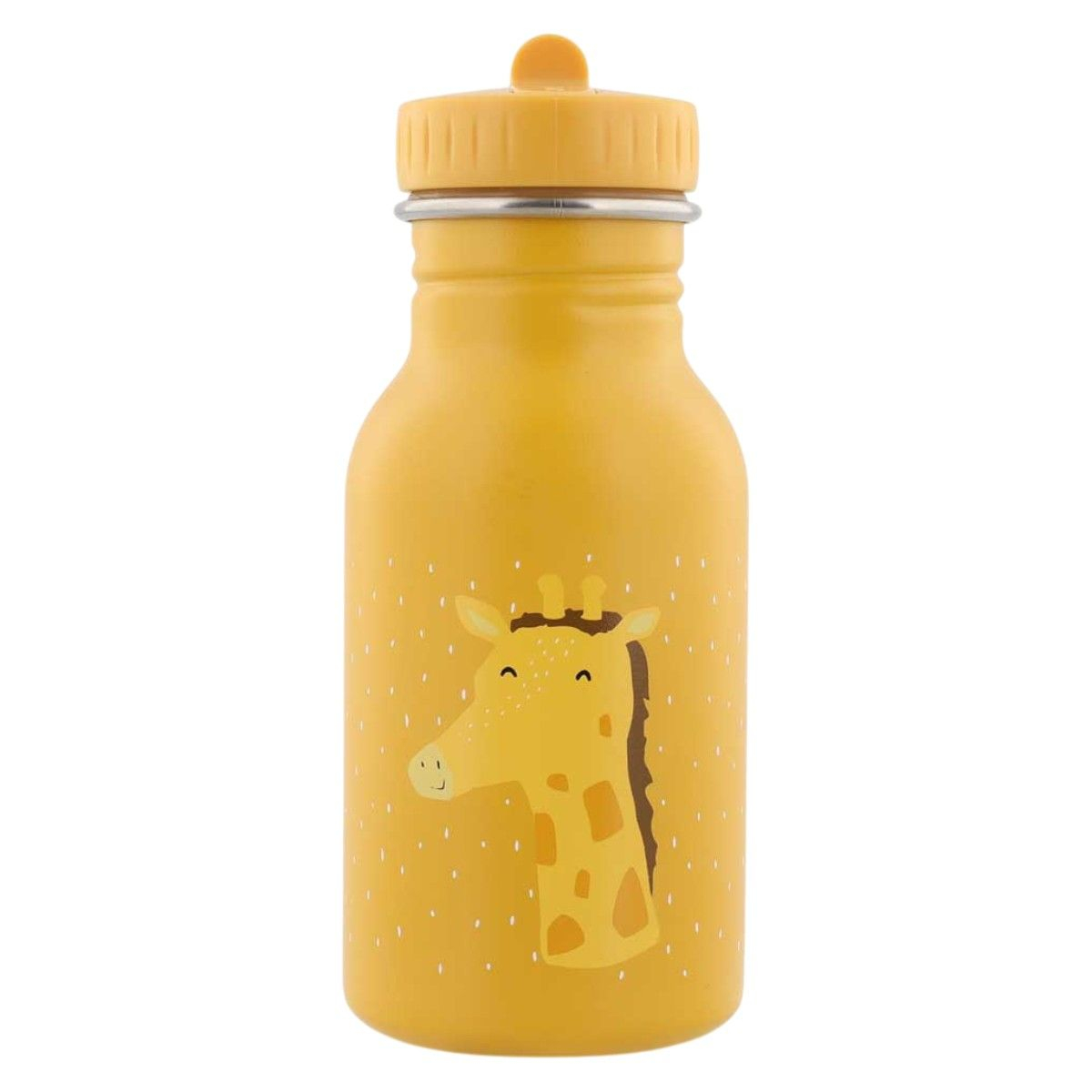 Oranžna otroška steklenička MR.GIRAFFE (350 ml), Trixie