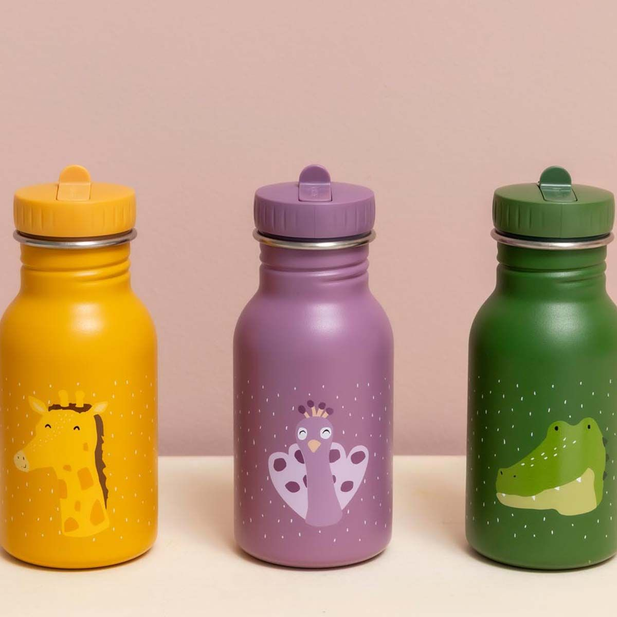 Oranžna otroška steklenička MR.GIRAFFE (350 ml), Trixie-4