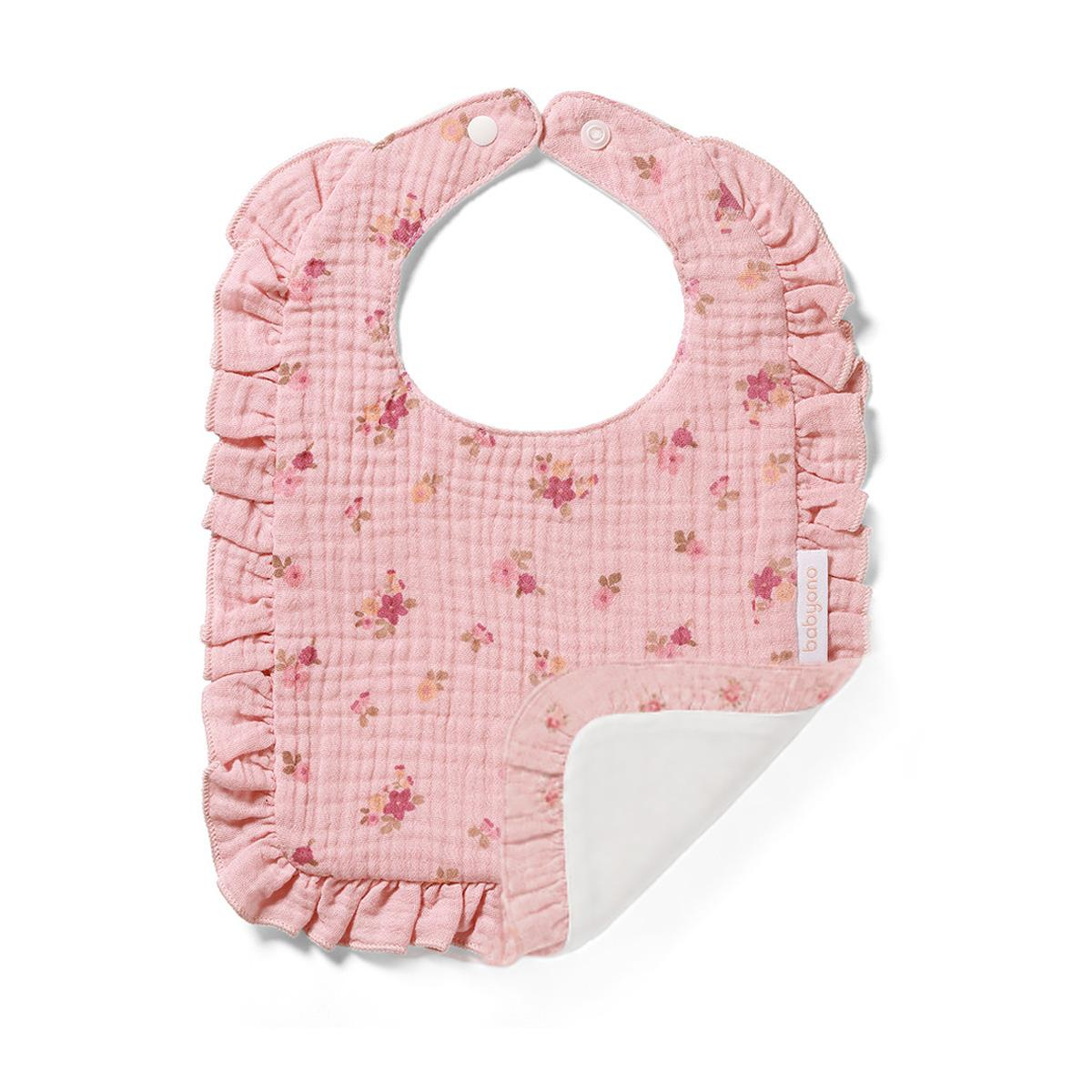 Roza muslin slinček CVETLICE, BabyOno-3