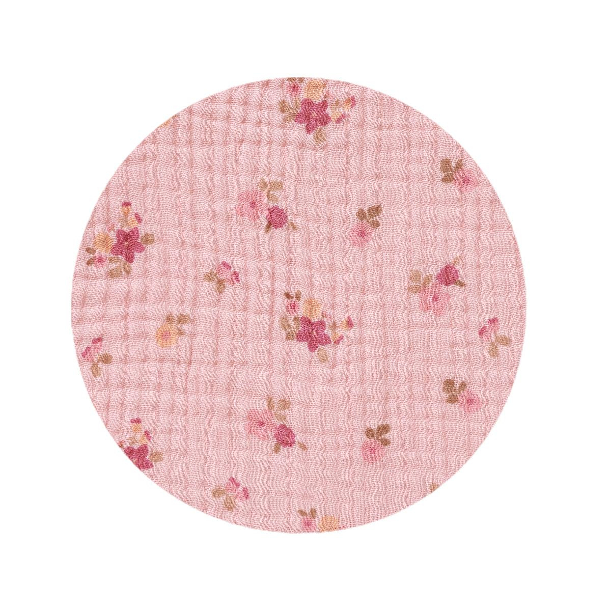 Roza muslin slinček CVETLICE, BabyOno-4