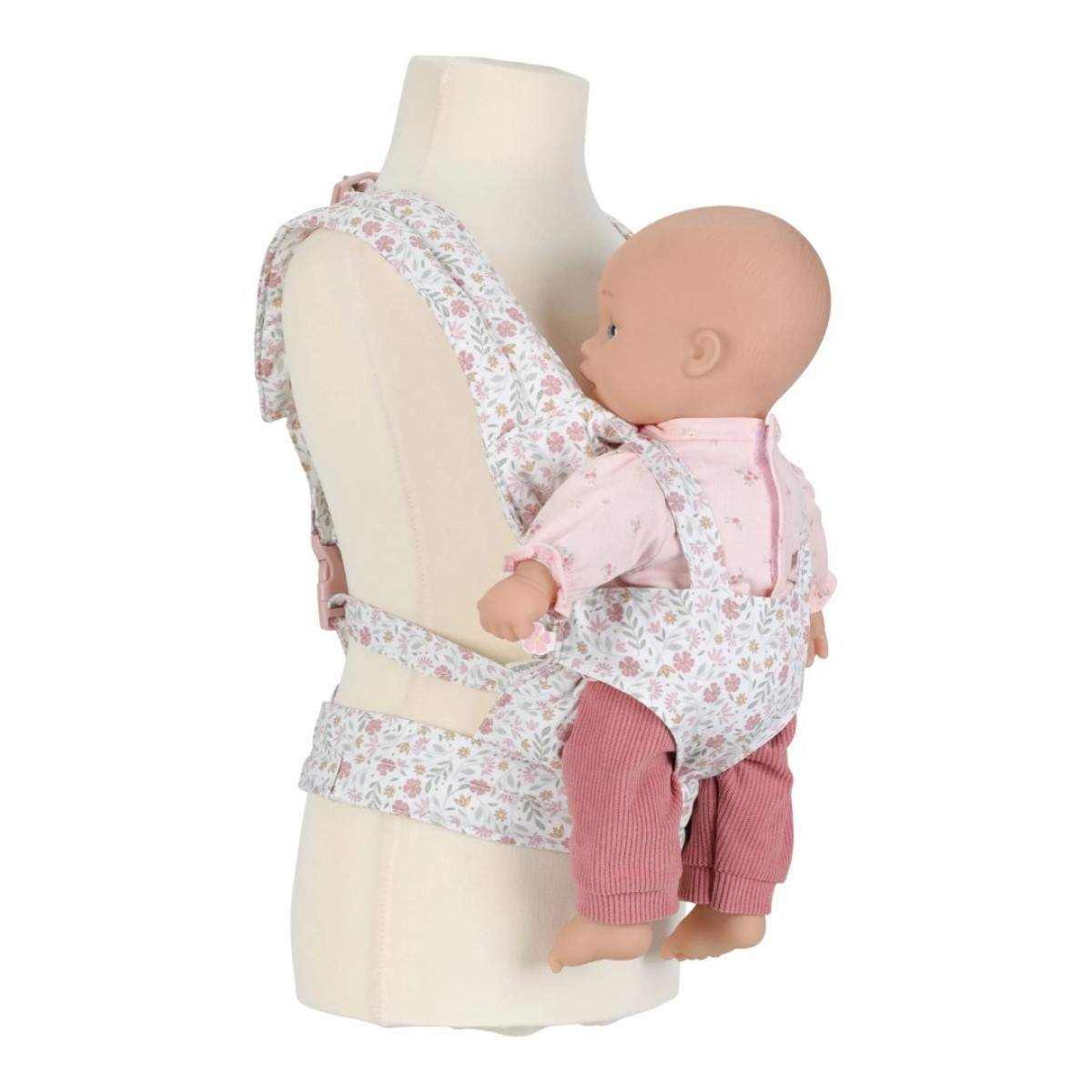 Roza nosilka za punčko Soft Flowers (3 leta+), Little Dutch (LD4590)