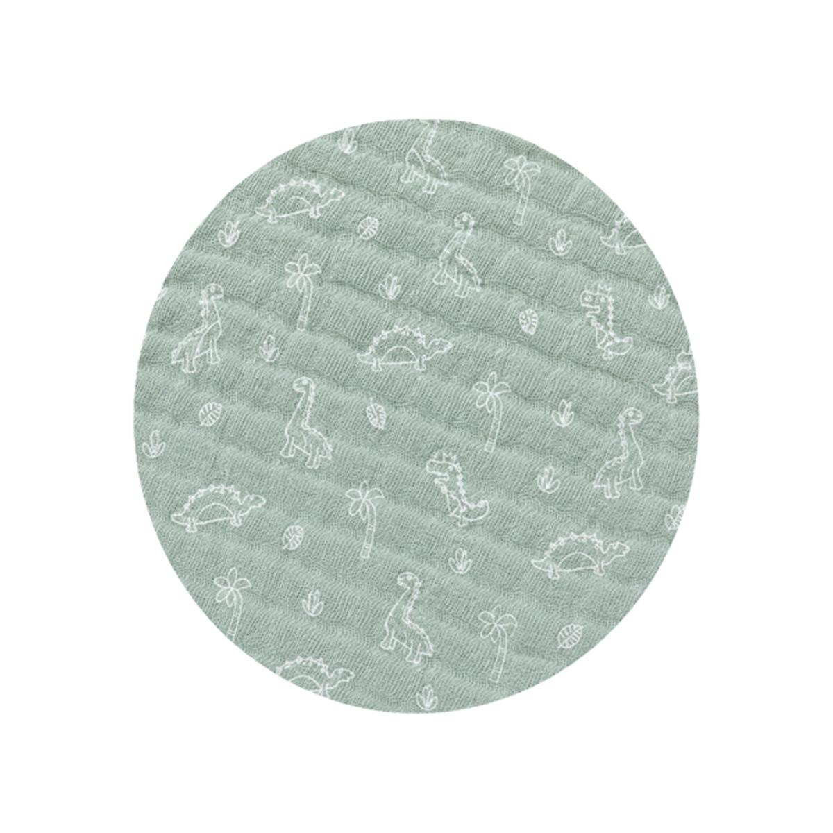 Zelen muslin slinček DINOZAVRI, BabyOno-3