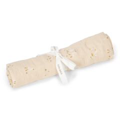Bež povijalna muslin plenička 120 x 120 cm Little Goose, Little Dutch (TE51925032)-1