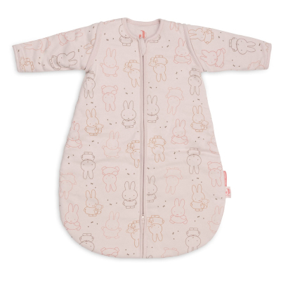 Svetlo roza spalna vreča z rokavi MIFFY MOMENTS - SILK ROSE 0-3m, Jollein