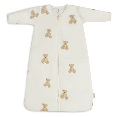 Kremno bela spalna vreča z rokavi TEDDY BEAR 18 m+, Jollein - TOP PONUDBA