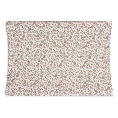 Kremno bela PREVLEKA za previjalno blazino RETRO FLOWERS 50x70 cm, Jollein® 