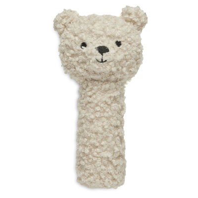 Bež ropotuljica TEDDY BEAR Natural (0m+), Jollein