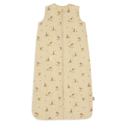 Peščeno rumena muslin spalna vreča KANGAROOTS, 6-18 m, Jollein®