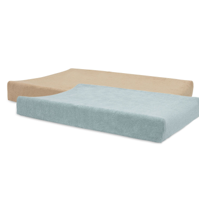 Set prevlek za previjalno blazino SEA GREEN/BISCUIT (2 kosa) 50x70 cm, Jollein®