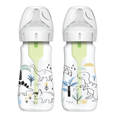 PP širokovratna steklenička 270 ml, DINO, 2 kom, Dr. Brown's 