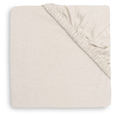 Peščena bež jogi rjuha 120x60 cm SAND bombažni jersey, Jollein®