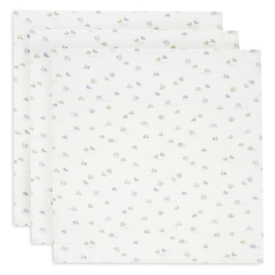 Kremno bele tetra plenice On the Go (70X70 cm) – 3 kosi, Jollein®