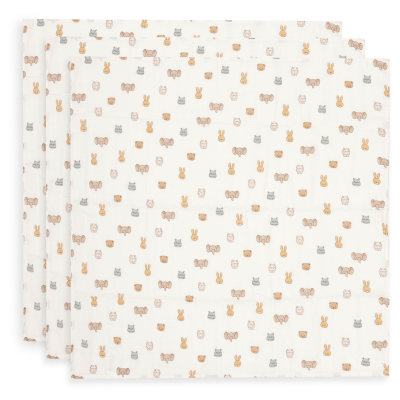 Kremno bele tetra plenice JOLLIES (70X70 cm) &ndash; 3 kosi, Jollein&reg;