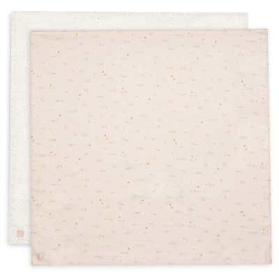 Roza tetra plenice PRETTY PICNIC (115x115 cm) - 2 kosa,  Jollein® 