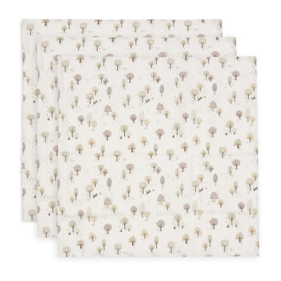 Kremno bele tetra plenice Tiny PARK (70X70 cm) – 3 kosi, Jollein®